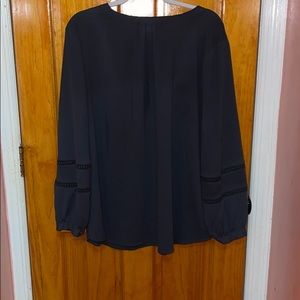 LOFT plus size Dark Gray Blouse